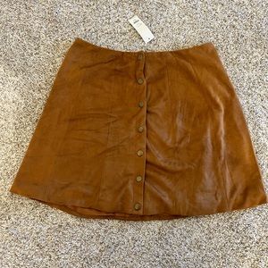 Francesca’s Suede Skirt